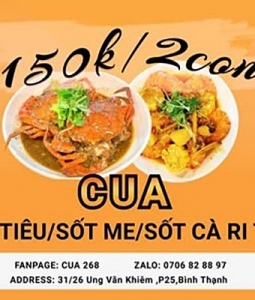 Cua 268 Bình Thạnh - Quán Cua Ngon Bình Thạnh