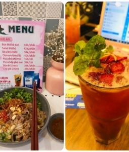 Quán Cafe Trà Đào Bún Thịt Nướng Ngon Quận 7