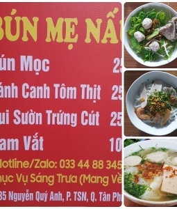 Quán Bún Mọc Bánh Canh Tôm Thịt Ngon Tân Phú