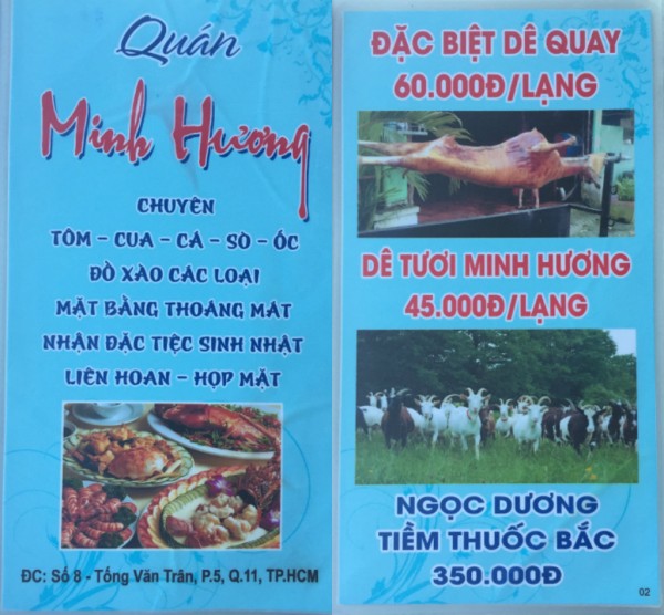 Quán ăn, ẩm thực: Quán Ăn Gia Đình Minh Hương 1(1)