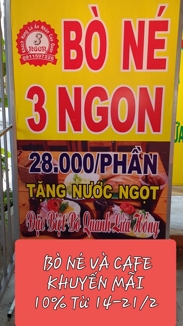 Quán ăn, ẩm thực: Quán Bò Né 3 Ngon Quận 12 Bone%20(3)