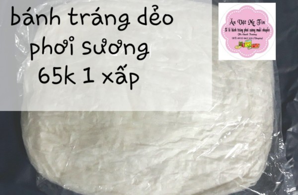 Quán ăn, ẩm thực: Cung Cấp Sỉ Lẻ Bánh Tráng Phơi Sương Muối Nhuyễn 1%20(2)