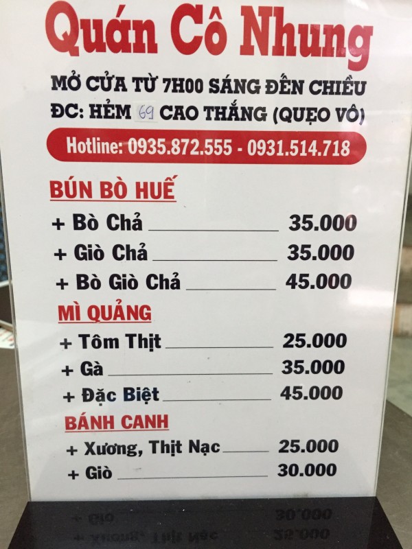 Quán ăn, ẩm thực: Mì Quảng, Bánh Xèo Cô Nhung Quận 3 Quan-co-nhung%20(6)