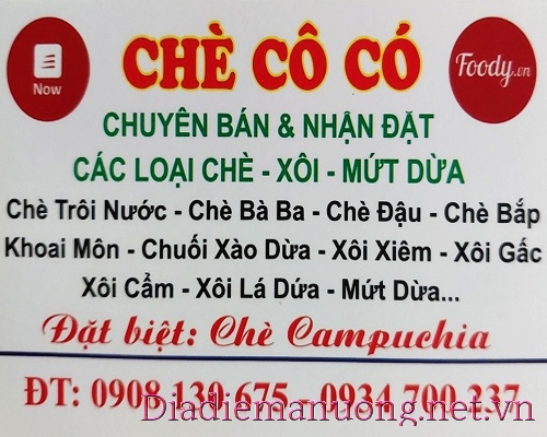 Quán Chè Cô Có Chợ Lê Hồng Phong Quận 10