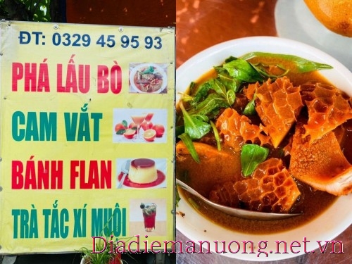 Phá Lấu Bò Trang Quán Bò Ngon Tân Phú