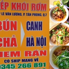 Bếp Khói Rơm - Quán Bún Chả Hà Nội Ngon Quận 7