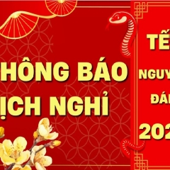 Diadiemanuong.net.vn - Thông Báo Nghỉ Tết