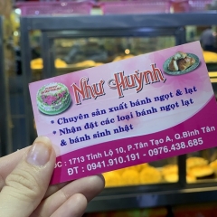 Tiệm Bánh Như Huỳnh Chuyên Bánh Ngọt