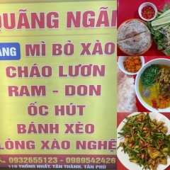 Quán Bánh Xèo Quảng Ngãi Thống Nhất Tân Phú