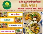 Mỳ Quảng Bà Vui - Quán Mì Quảng Bánh Tráng Thịt Heo Ngon Tân Bình
