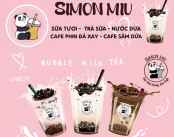 Simon Miu Sữa Tươi Sương Sáo Cafe 