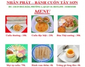 Bánh Cuốn Bún Thịt Nướng Nhân Phát Hòa Hảo Quận 10