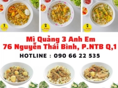 Mì Quảng 3 Anh Em Nguyễn Thái Bình Quận 1
