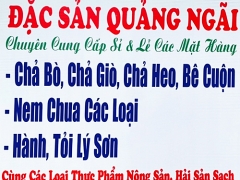 Cung Cấp Các Món Đặc Sản Từ Quảng Ngãi Ở Sài Gòn
