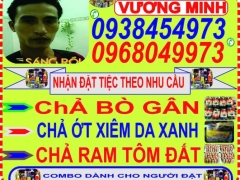 Cung Cấp Chả Bò Gân, Chả Ớt Xiêm Da Xanh, Chả Ram Tôm Đất