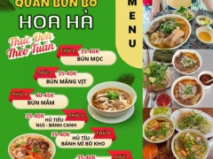 Quán Bún Bò Hoa Hà Chung Cư Trần Quốc Thảo Quận 3