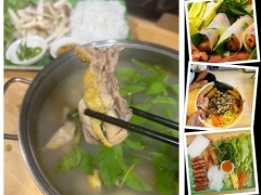 Quán Lẩu Gà Lá É, Nem Nướng Nha Trang Bún Nem Nướng
